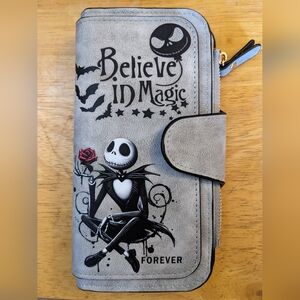 Nightmare Before Christmas Jack Skellington "Believe in Magic Forever" Wallet